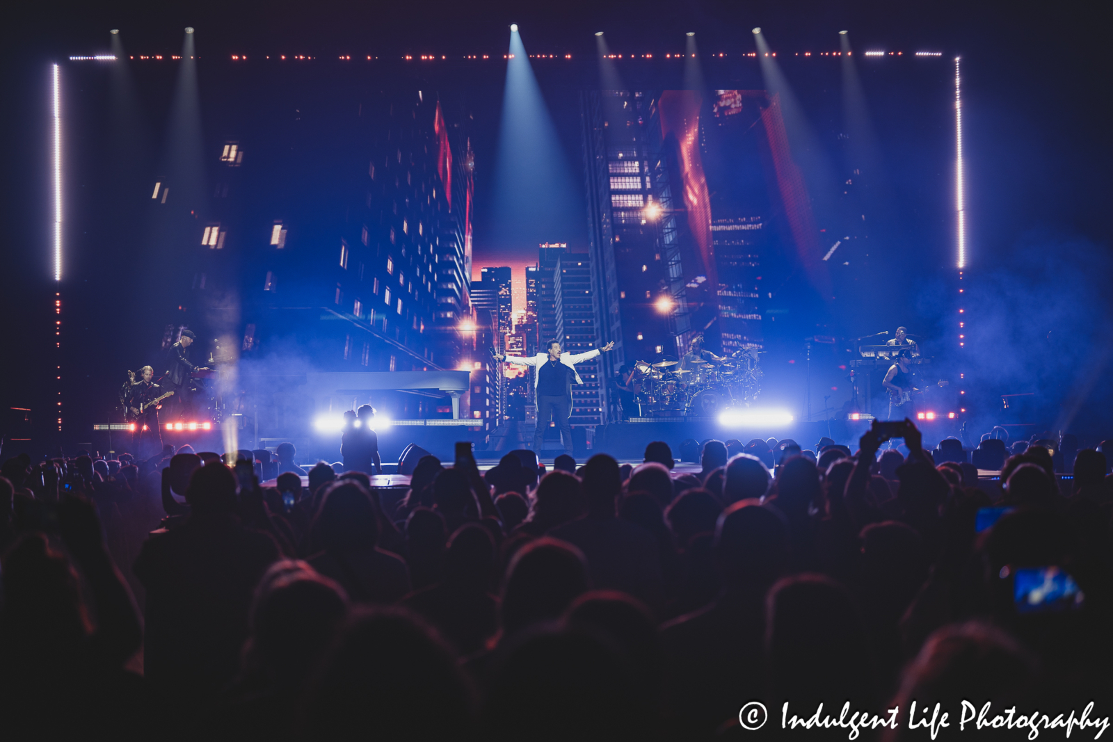 Lionel Richie performing "Running With the Night" live in concert at T-Mobile Center in downtown Kansas City, MO on June 6, 2024.