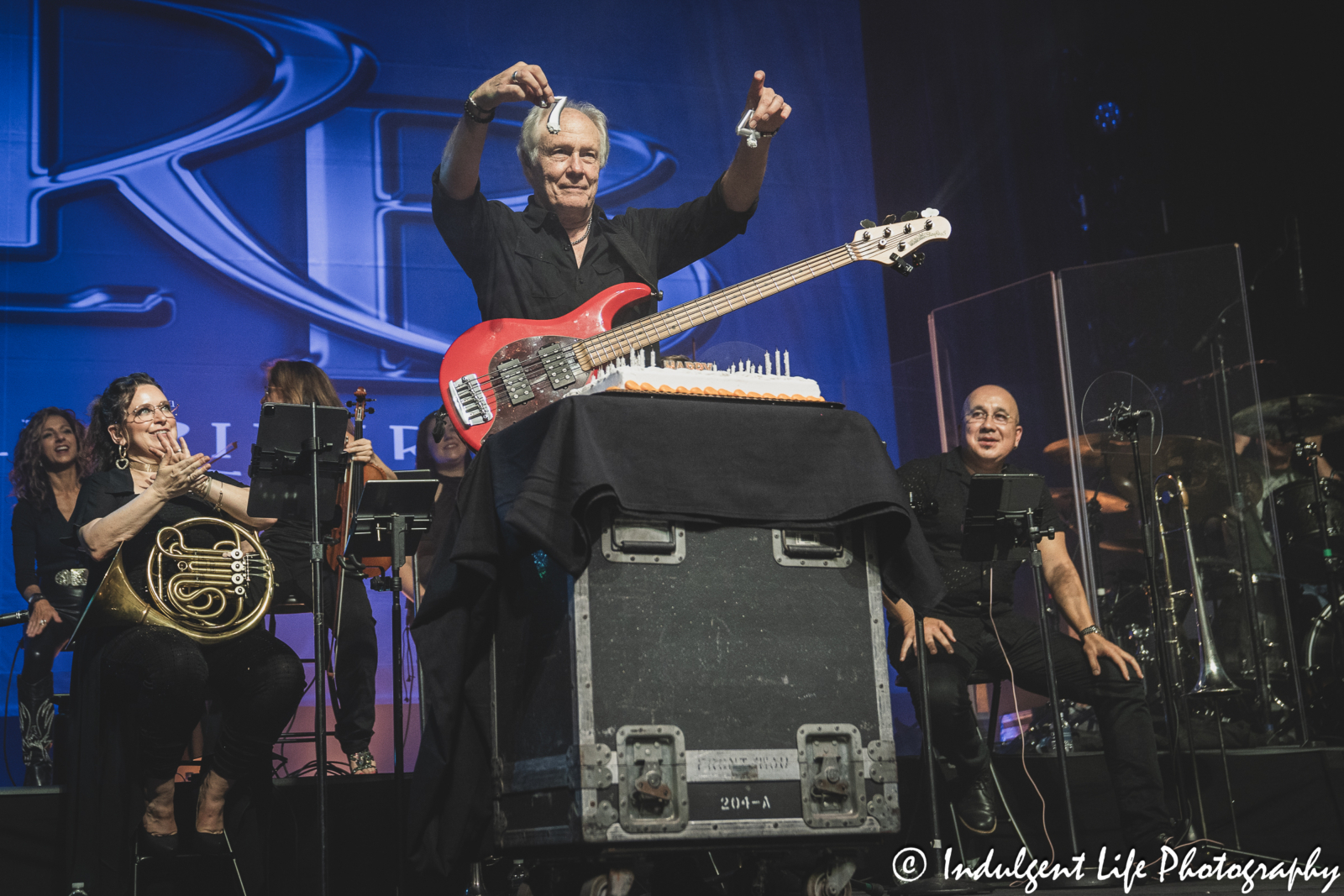 Lead singer Wayne Nelson of LRB celebrating his 74th birthday at Ameristar Casino's Star Pavilion in Kansas City, MO on June 1, 2024.