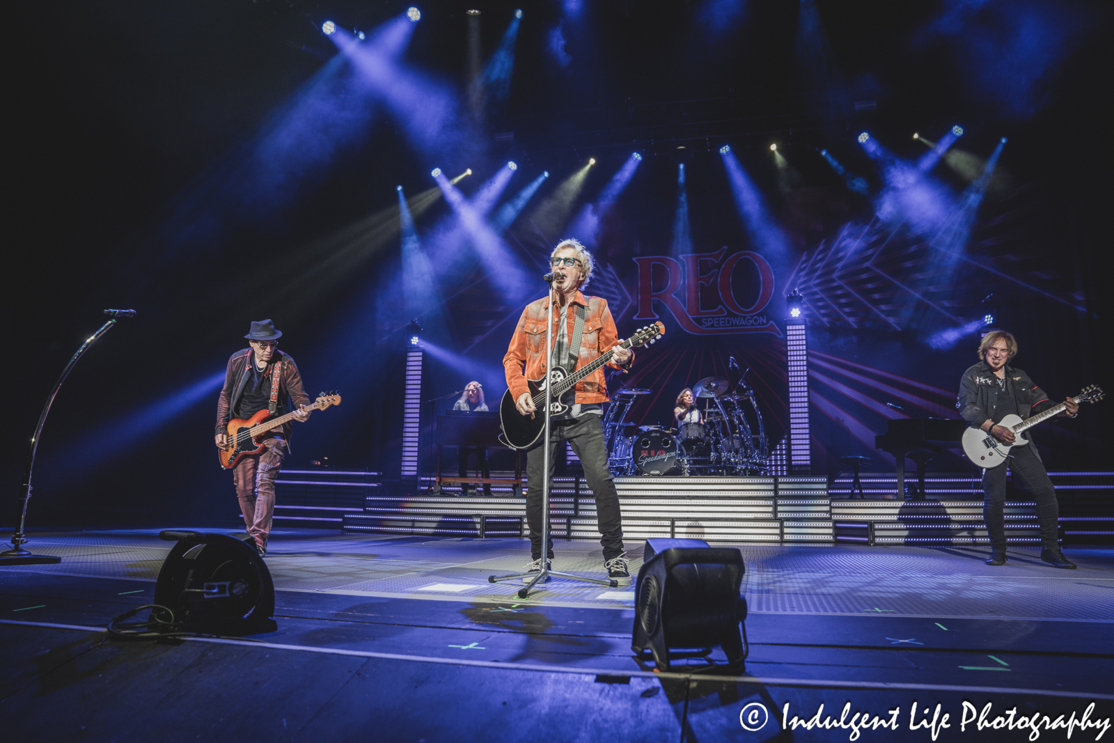 Starlight Theatre live concert performance in Kansas City, MO featuring REO Speedwagon on June 19, 2024.