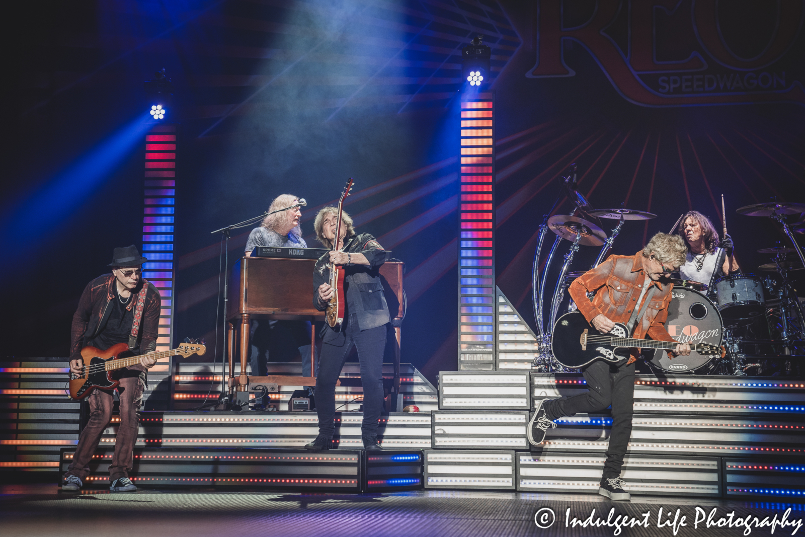 REO Speedwagon live in concert at Starlight Theatre in Kansas City, MO on June 19, 2024.