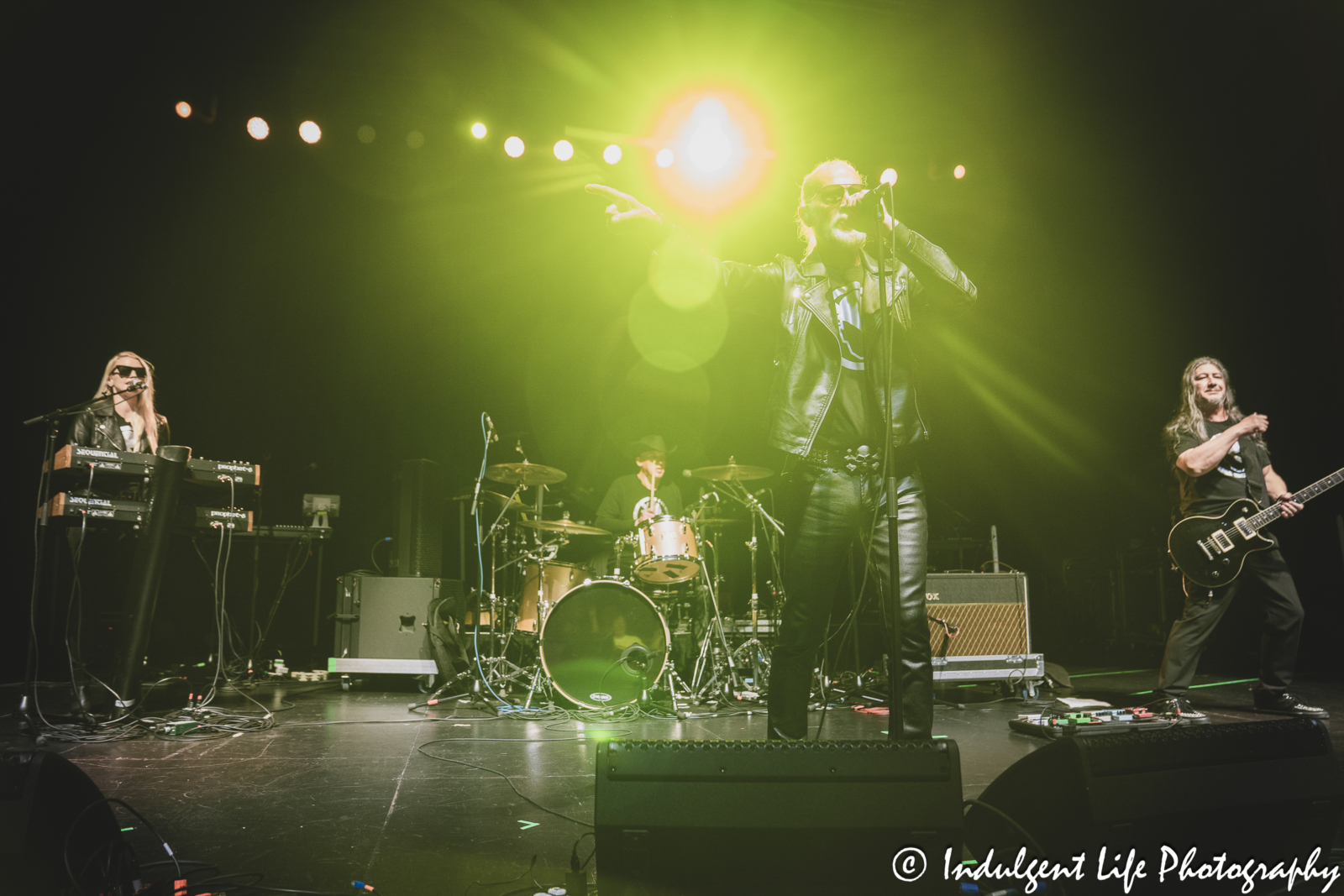 Men Without Hats opening its concert at Uptown Theater in Kansas City, MO with "The Safety Dance" on July 7, 2024.