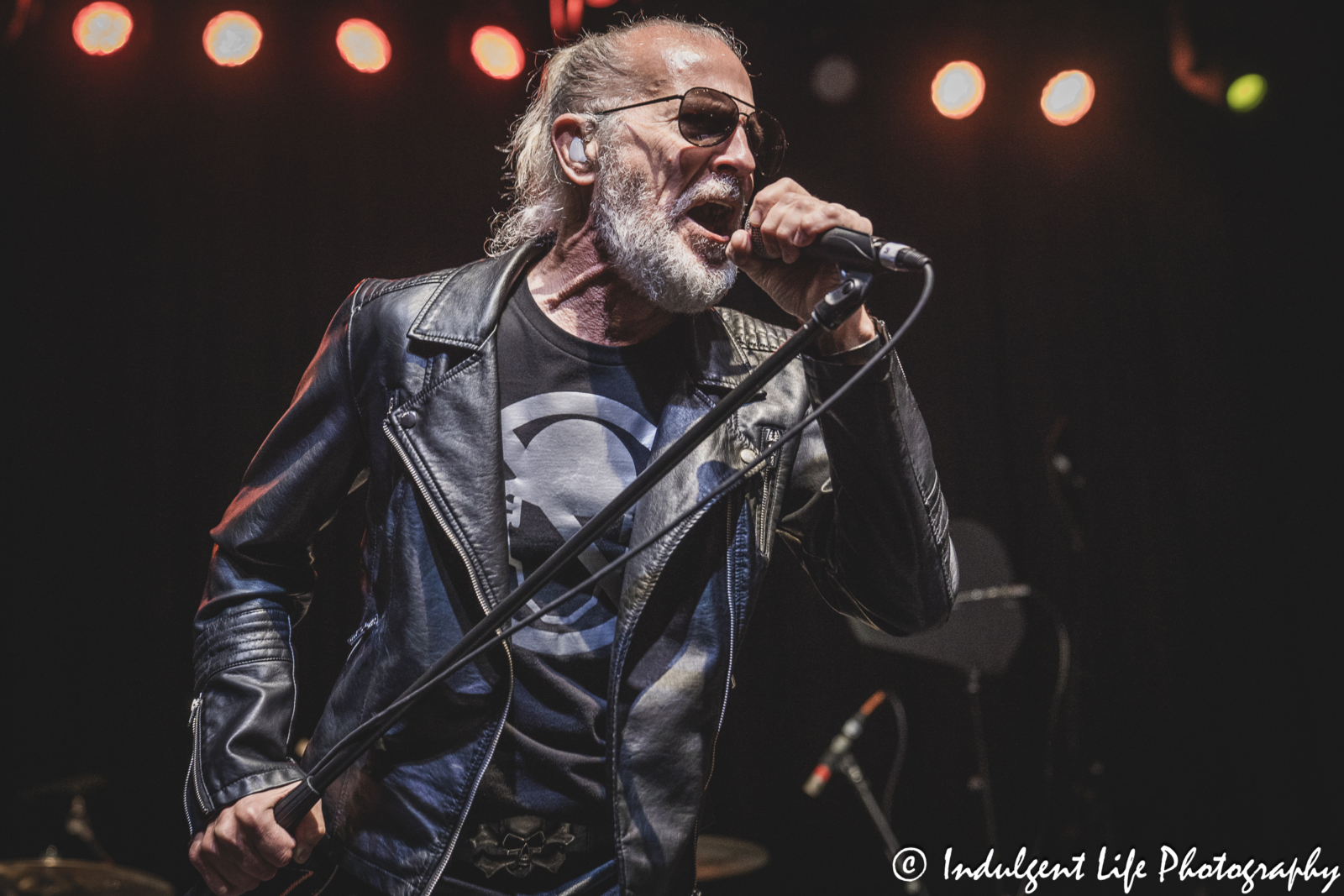 Men Without Hats lead singer and founding member Ivan Doroschuk performing "The Safety Dance" live at Uptown Theater in Kansas City, MO on July 7, 2024.