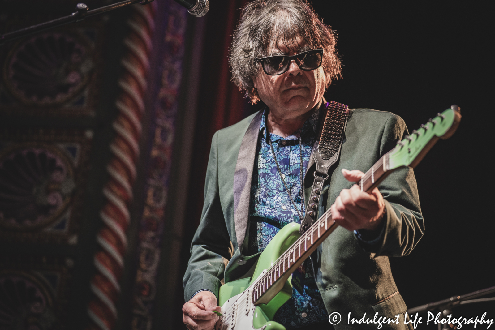 Eddie Muñoz of The Plimsouls performing live in concert Uptown Theater in Kansas City, MO on July 7, 2024.