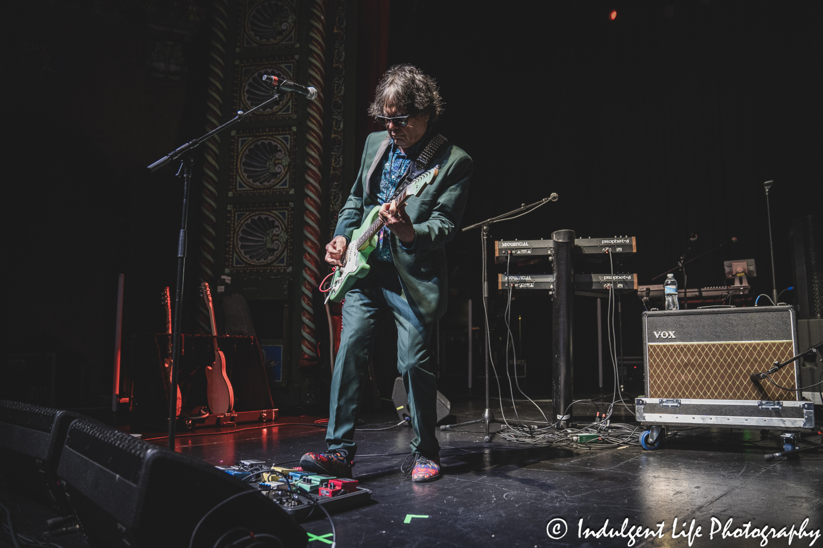 Eddie Muñoz of The Plimsouls live in concert at Uptown Theater in Kansas City, MO on July 7, 2024.