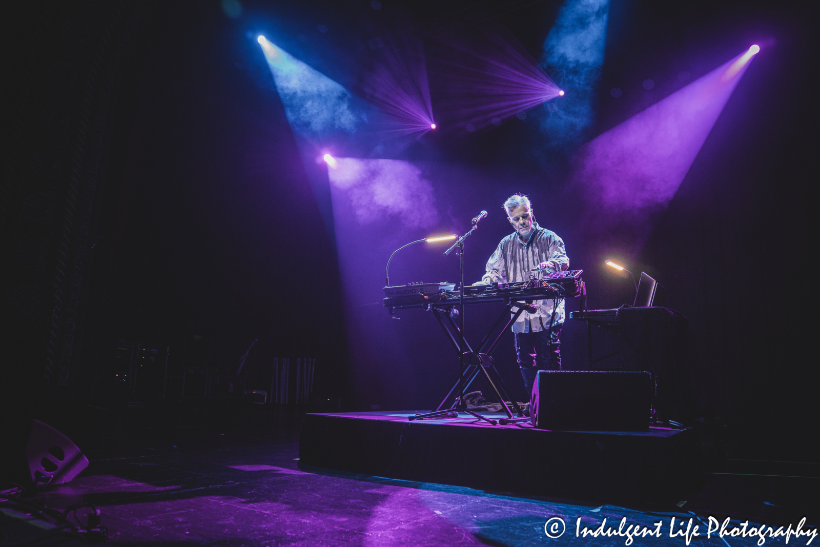 Thomas Dolby performing "Heroes" by David Bowie live at Uptown Theater in Kansas City, MO on July 7, 2024.