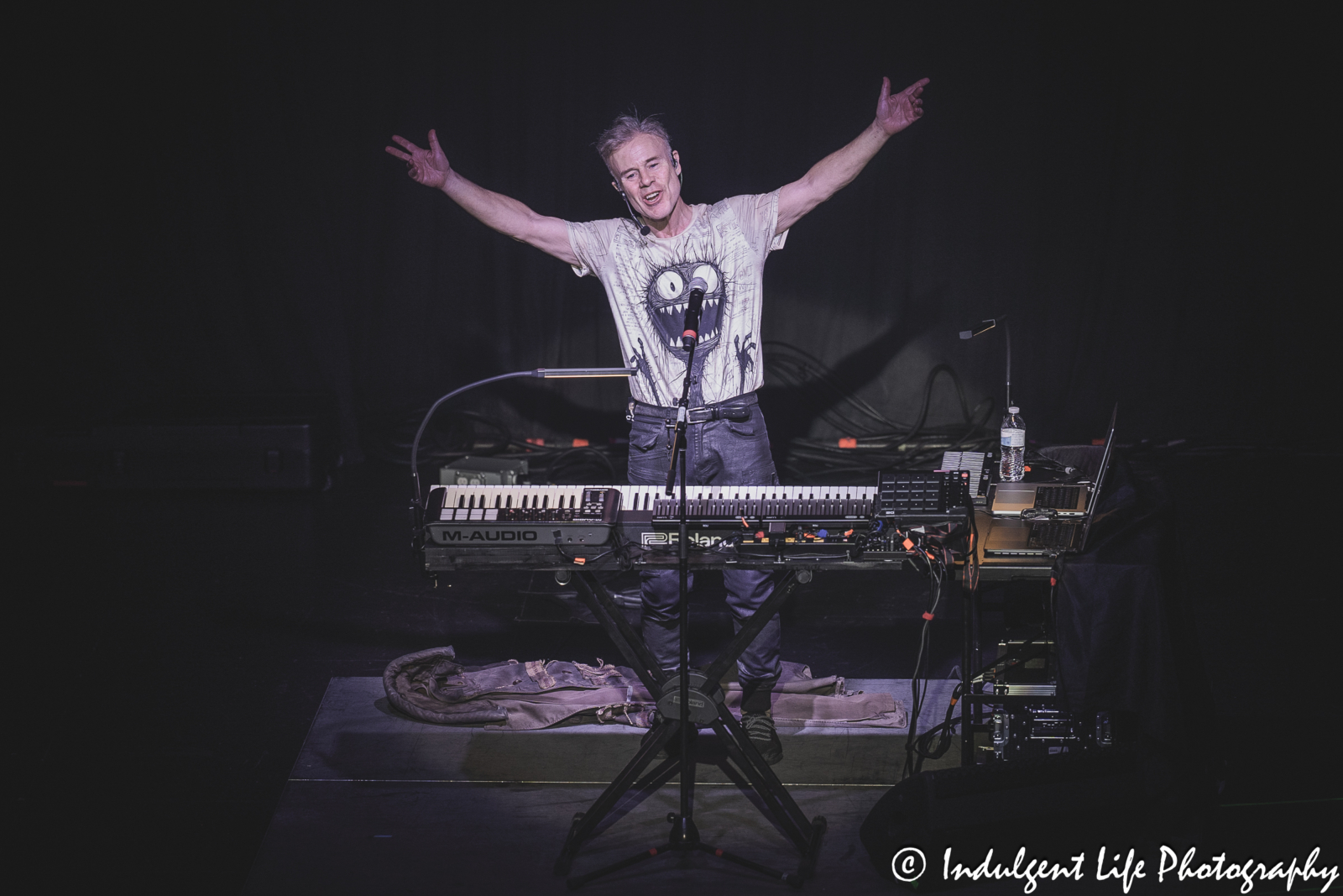 Thomas Dolby performing live in concert at Uptown Theater in Kansas City, MO on July 7, 2024.