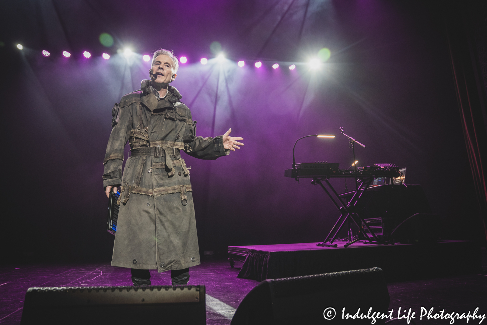 Thomas Dolby performing "Blue Monday" by New Order live at Uptown Theater in Kansas City, MO on July 7, 2024.