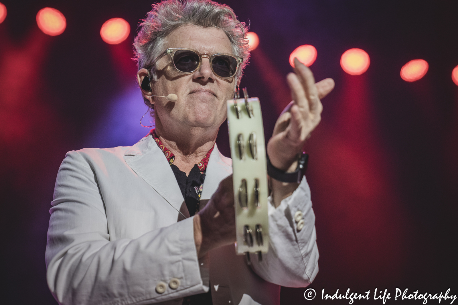 Thompson Twins' Tom Bailey opening his concert at Uptown Theater in Kansas City, MO with "Love on Your Side" on July 7, 2024.