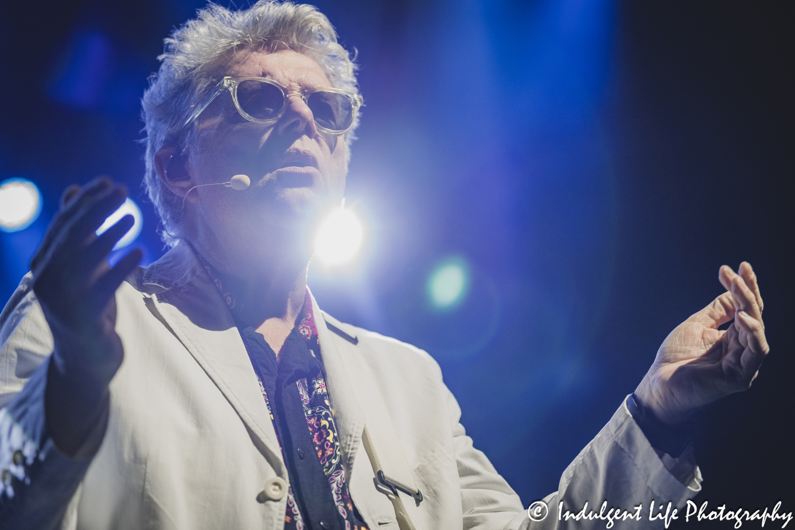 Tom Bailey of the Thompson Twins performing "If You Were Here" live at Uptown Theater in Kansas City, MO on July 7, 2024.