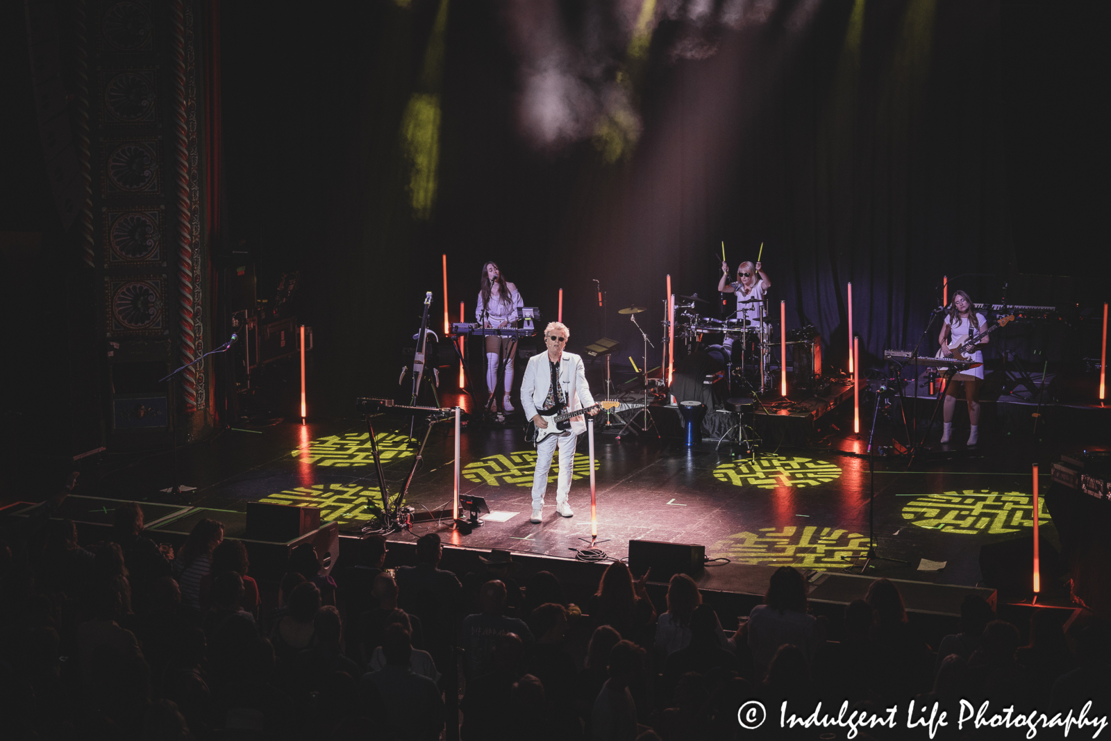 Tom Bailey of the Thompson Twins and his band performing on the Totally Tubular Festival concert tour at Uptown Theater in Kansas City, MO on July 7, 2024.