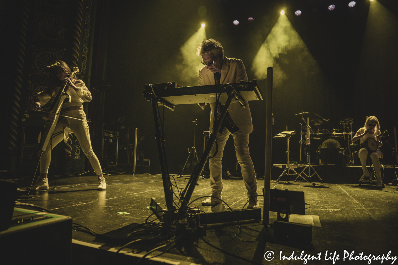 Thompson Twins' Tom Bailey and his band performing "The Gap" in concert at Uptown Theater in Kansas City, MO on July 7, 2024.