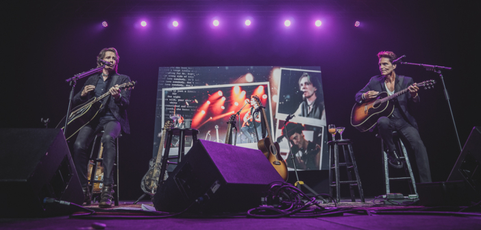 Rick Springfield and Richard Marx performing live in concert together at Star Pavilion inside of Ameristar Casino in Kansas City, MO on August 24, 2024.