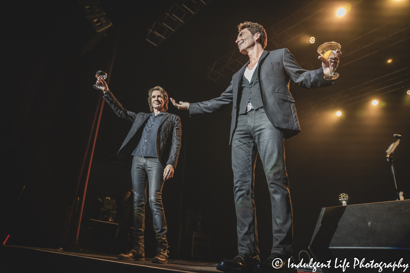 Rick Springfield and Richard Marx as the took to the Star Pavilion stage at Ameristar Casino in Kansas City, MO on August 24, 2024.