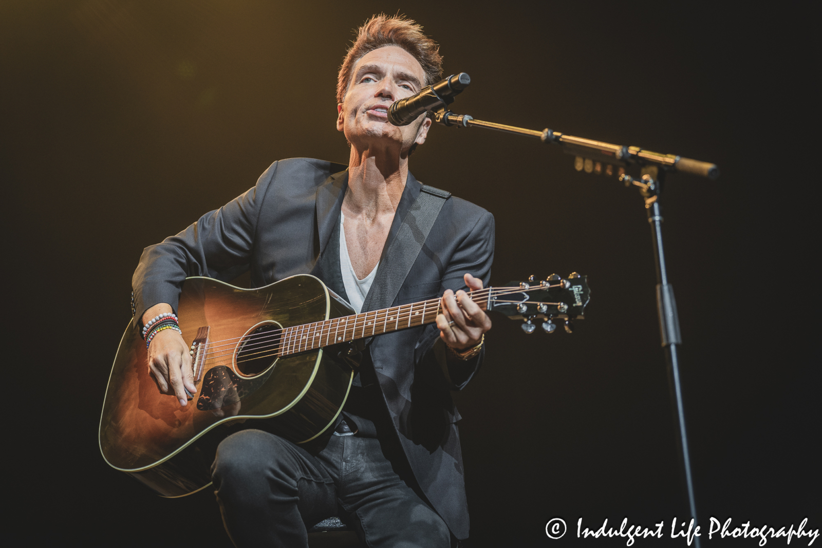 Richard Marx during his acoustic performance of "Endless Summer Nights" at Ameristar Casino's Star Pavilion in Kansas City, MO on August 24, 2024.