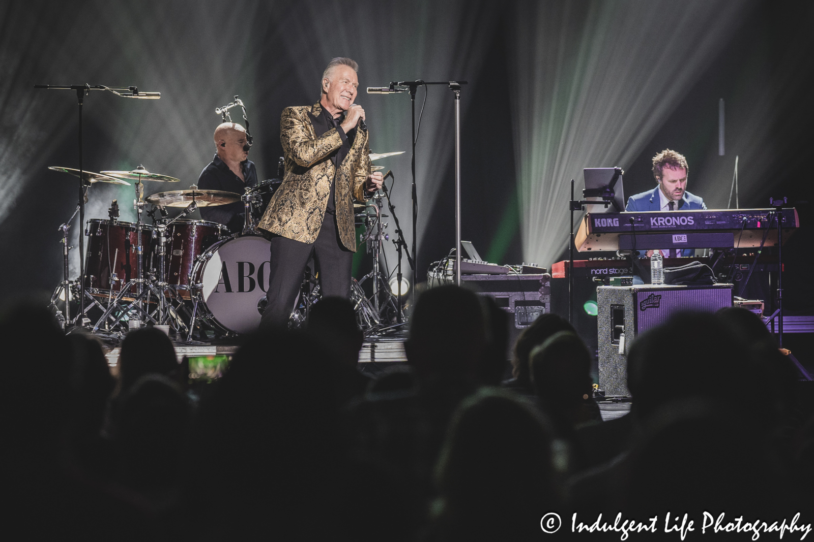 Lead singer Martin Fry and his band ABC in concert at Uptown Theater in Kansas City, MO on August 25, 2024.