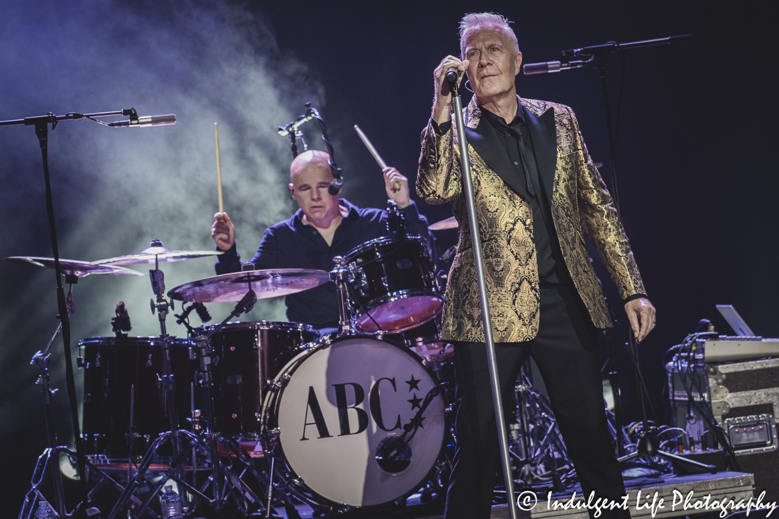 ABC lead singer Martin Fry performing "The Look of Love" live at Uptown Theater in Kansas City, MO on August 25, 2024.