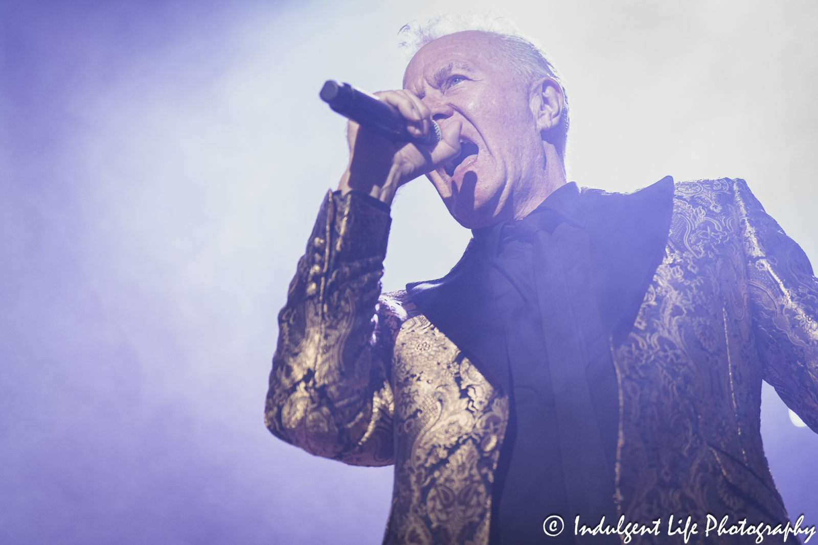 ABC frontman Martin Fry performing "When Smokey Sings" live at Uptown Theater in Kansas City, MO on August 25, 2024.