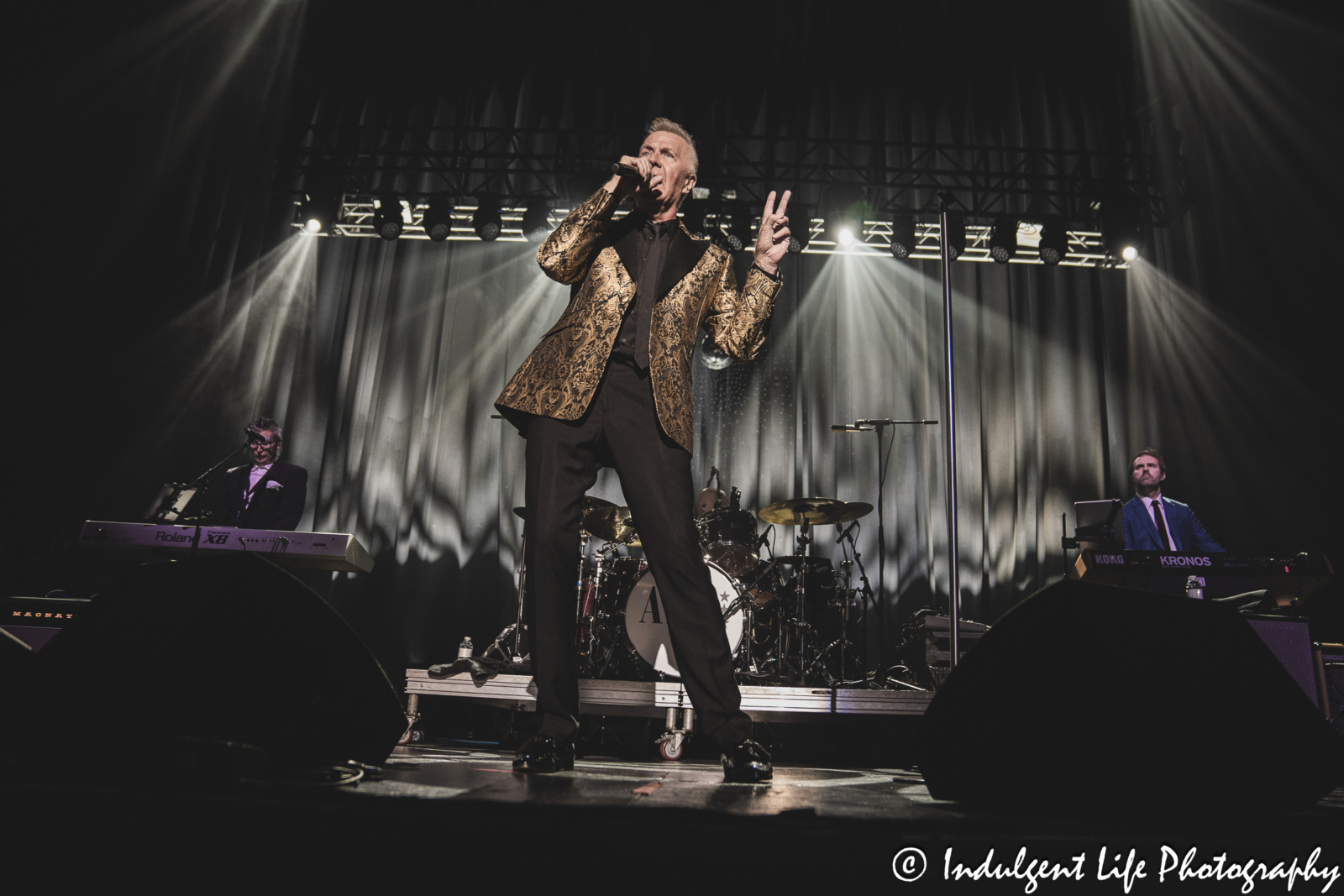 Lead singer Martin Fry of ABC live in concert at Uptown Theater in Kansas City, MO on August 25, 2024.