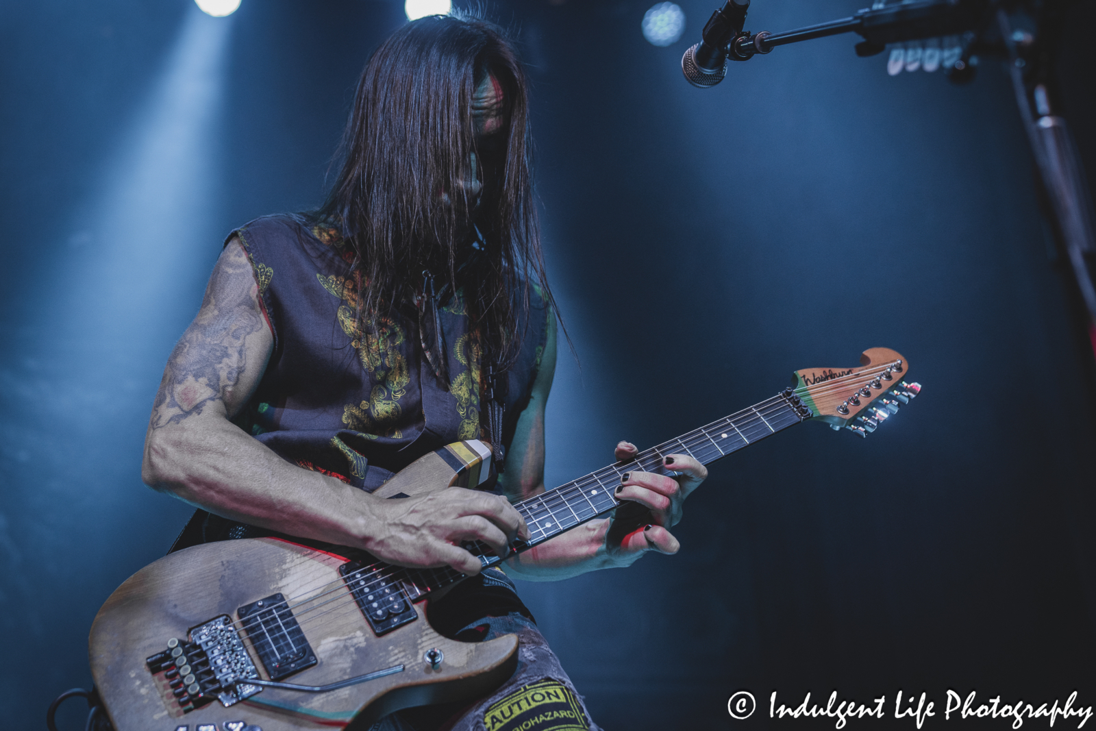 Extreme guitarist Nuno Bettencourt performing live at VooDoo Lounge inside of Harrah's Hotel & Casino in North Kansas City, MO on September 1, 2024.