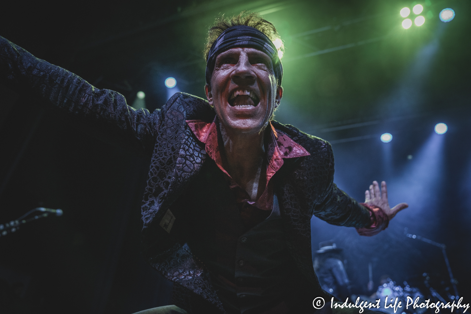 Extreme lead vocalist Gary Cherone live in concert at VooDoo Lounge inside of Harrah's Hotel & Casino in North Kansas City, MO on September 1, 2024.