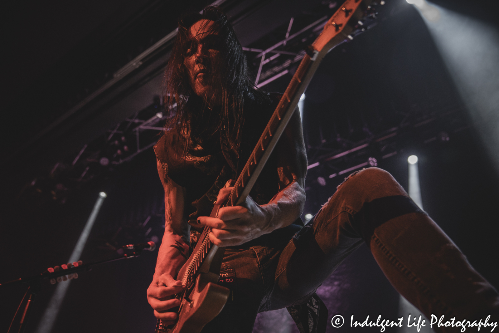 Guitar player Nuno Bettencourt of Extreme live in concert at VooDoo Lounge inside of Harrah's Hotel & Casino in North Kansas City, MO on September 1, 2024.