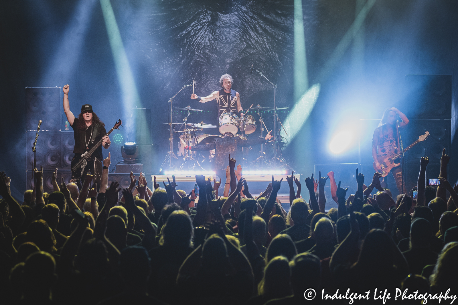 Extreme performing live in concert at VooDoo Lounge inside of Harrah's Hotel & Casino in North Kansas City, MO on September 1, 2024.