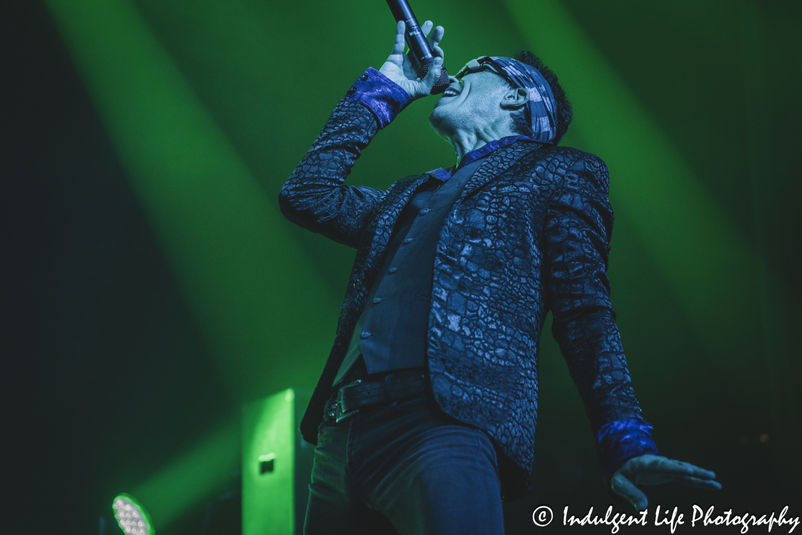 Extreme frontman Gary Cherone performing live in concert at VooDoo Lounge inside of Harrah's Hotel & Casino in North Kansas City, MO on September 1, 2024.