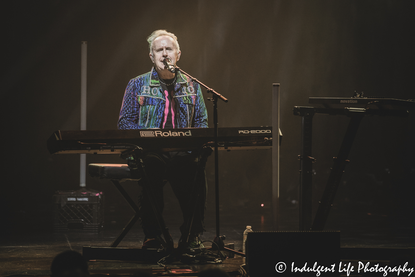 Howard Jones performing "No One Is to Blame" live in concert at Uptown Theater in Kansas City, MO on August 25, 2024.