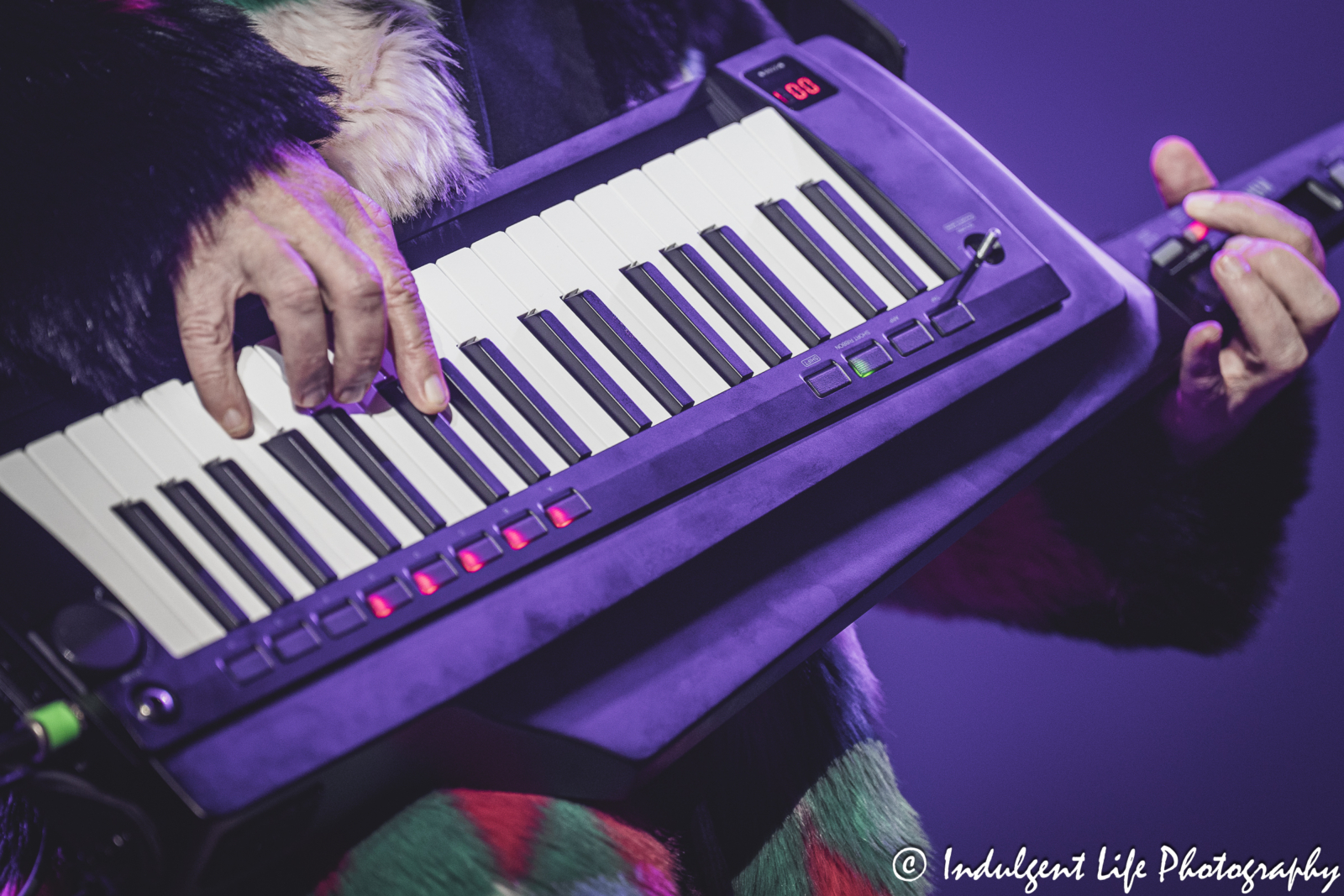 Korg keytar of Howard Jones as he performed live in concert at Uptown Theater in Kansas City, MO on August 25, 2024.