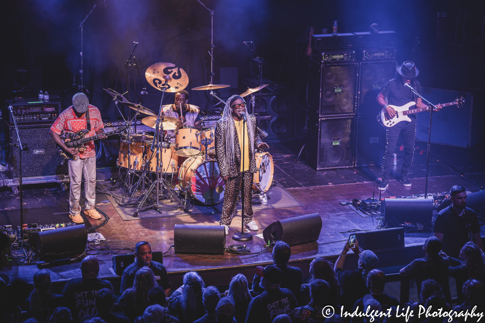 Living Colour live on stage at VooDoo Lounge inside of Harrah's Hotel & Casino in Kansas City, MO featuring Living Colour on September 1, 2024.