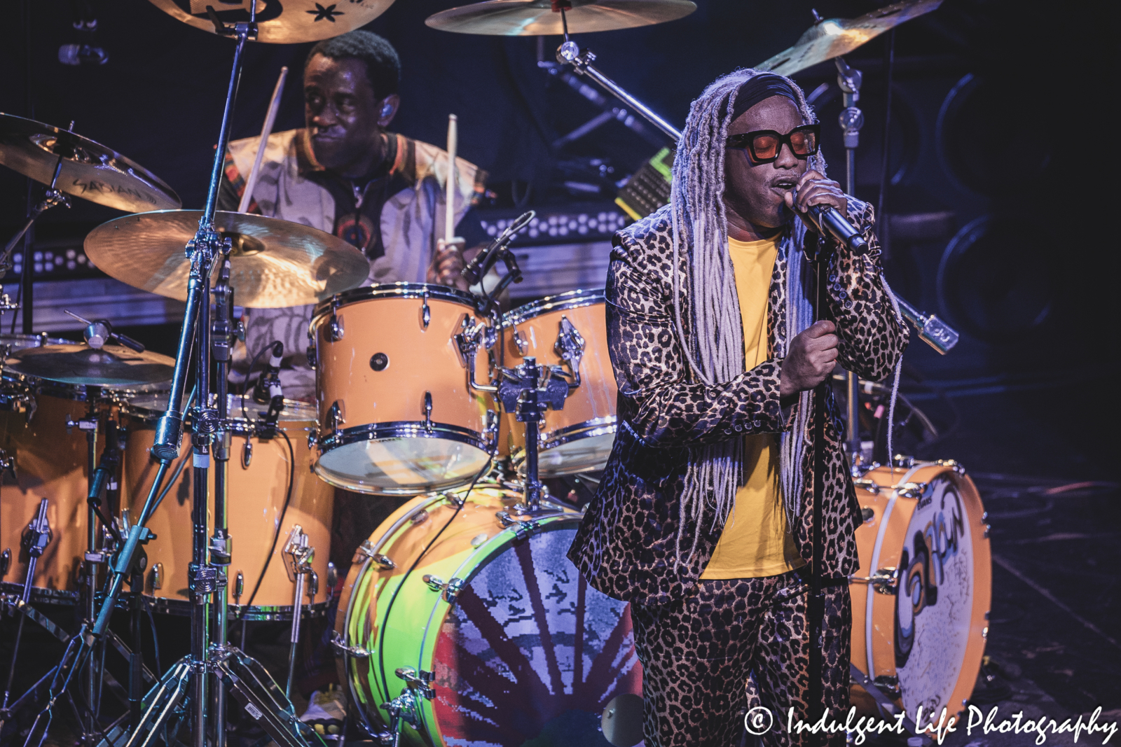 Living Colour members Corey Glover and Will Calhoun performing together at VooDoo Lounge inside of Harrah's Hotel & Casino in North Kansas City, MO on September 1, 2024.