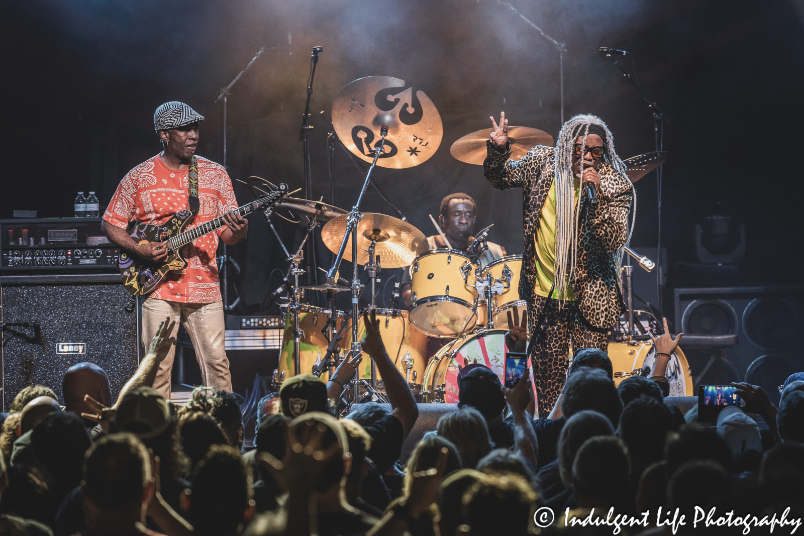 Living Colour performing "Cult of Personality" live in concert at VooDoo Lounge inside of Harrah's Hotel & Casino in North Kansas City, MO on September 1, 2024.