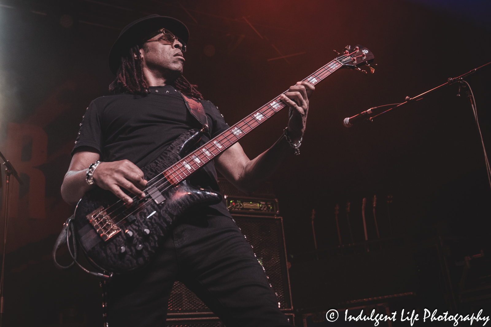 Living Colour bassist Doug Wimbish playing live at VooDoo Lounge inside of Harrah's Hotel & Casino in North Kansas City, MO on September 1, 2024.