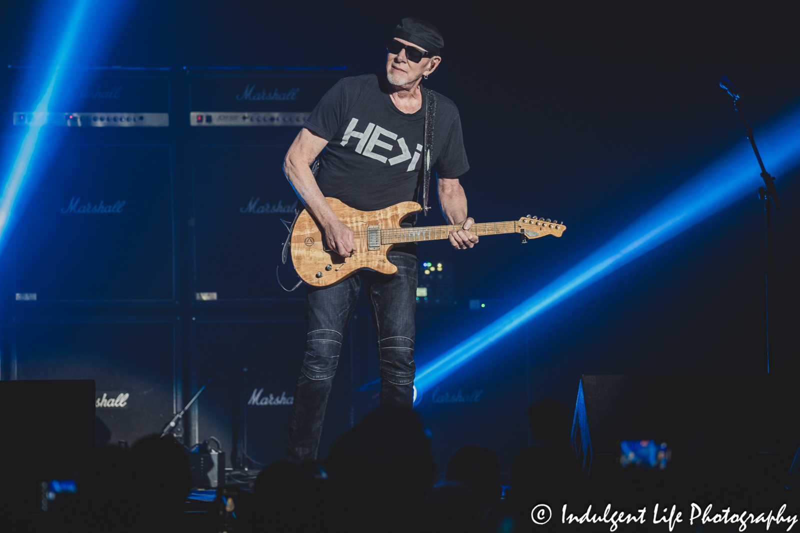 Founding member and guitarist Mark Kendall of Great White performing live at Star Pavilion inside of Ameristar Casino in Kansas City, MO on October 19, 2024.