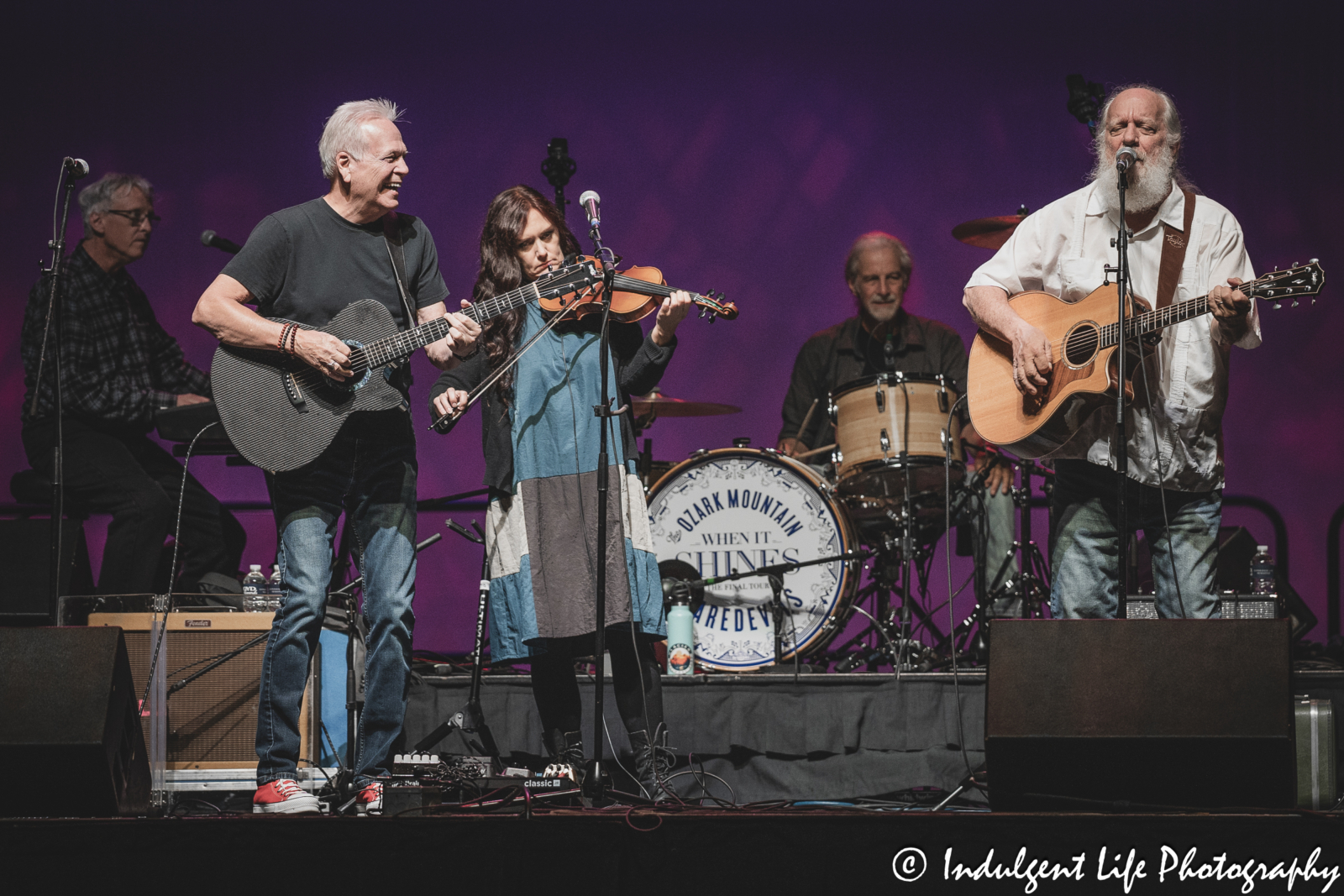 The Ozark Mountain Daredevils live in concert at Star Pavilion inside of Ameristar Casino in Kansas City, MO on November 8, 2024.