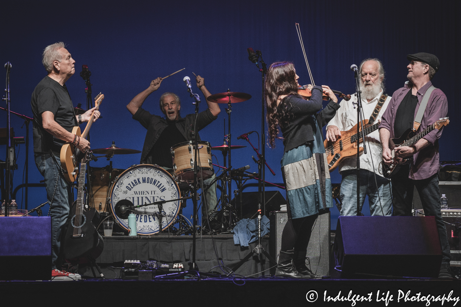 The Ozark Mountain Daredevils performing live at Star Pavilion inside of Ameristar Casino in Kansas City, MO on November 8, 2024.