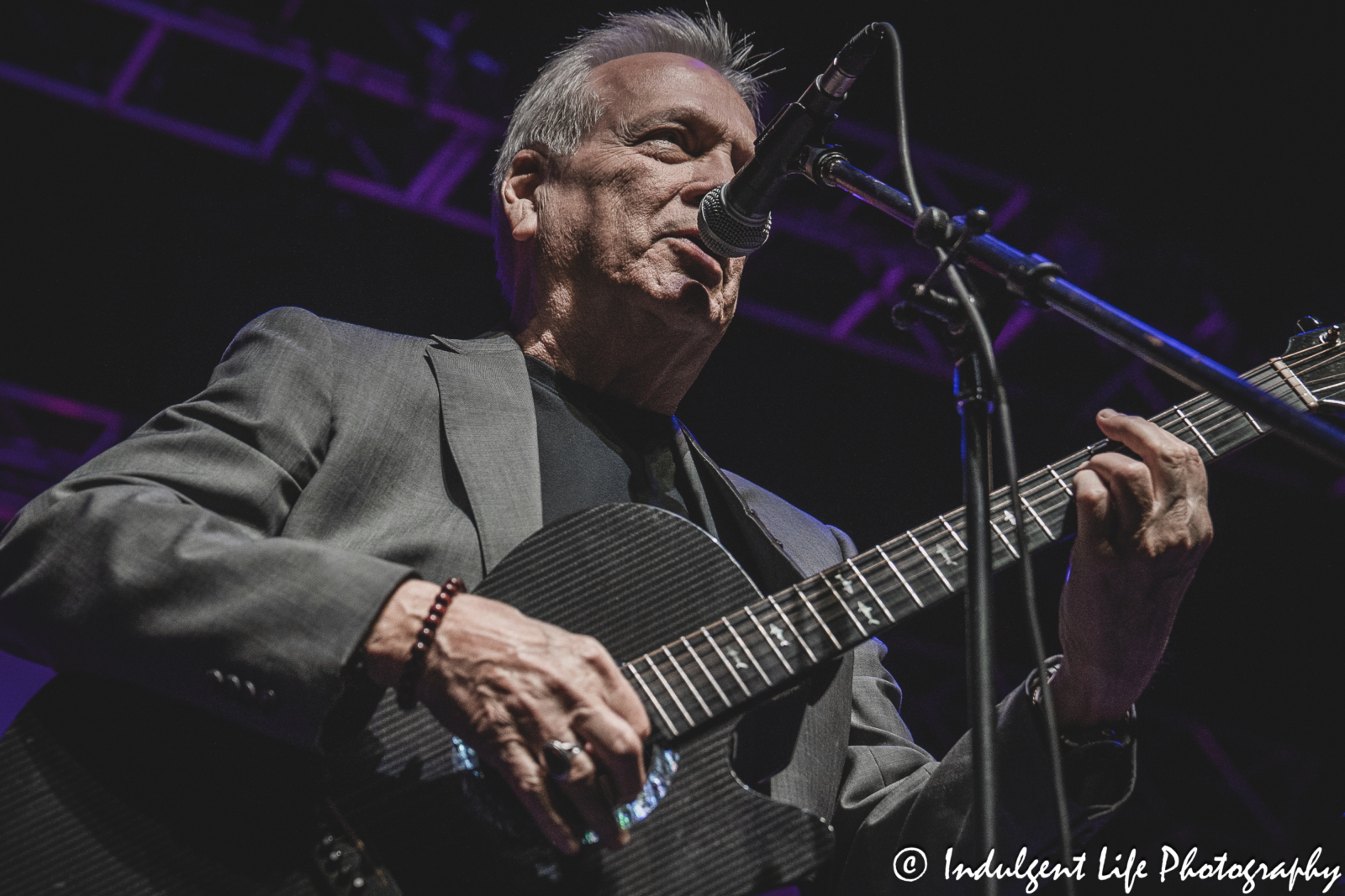 Lead singer and guitarist John Dill of The Ozark Mountain Daredevils performing live at Star Pavilion inside of Ameristar Casino in Kansas City, MO on November 8, 2023.