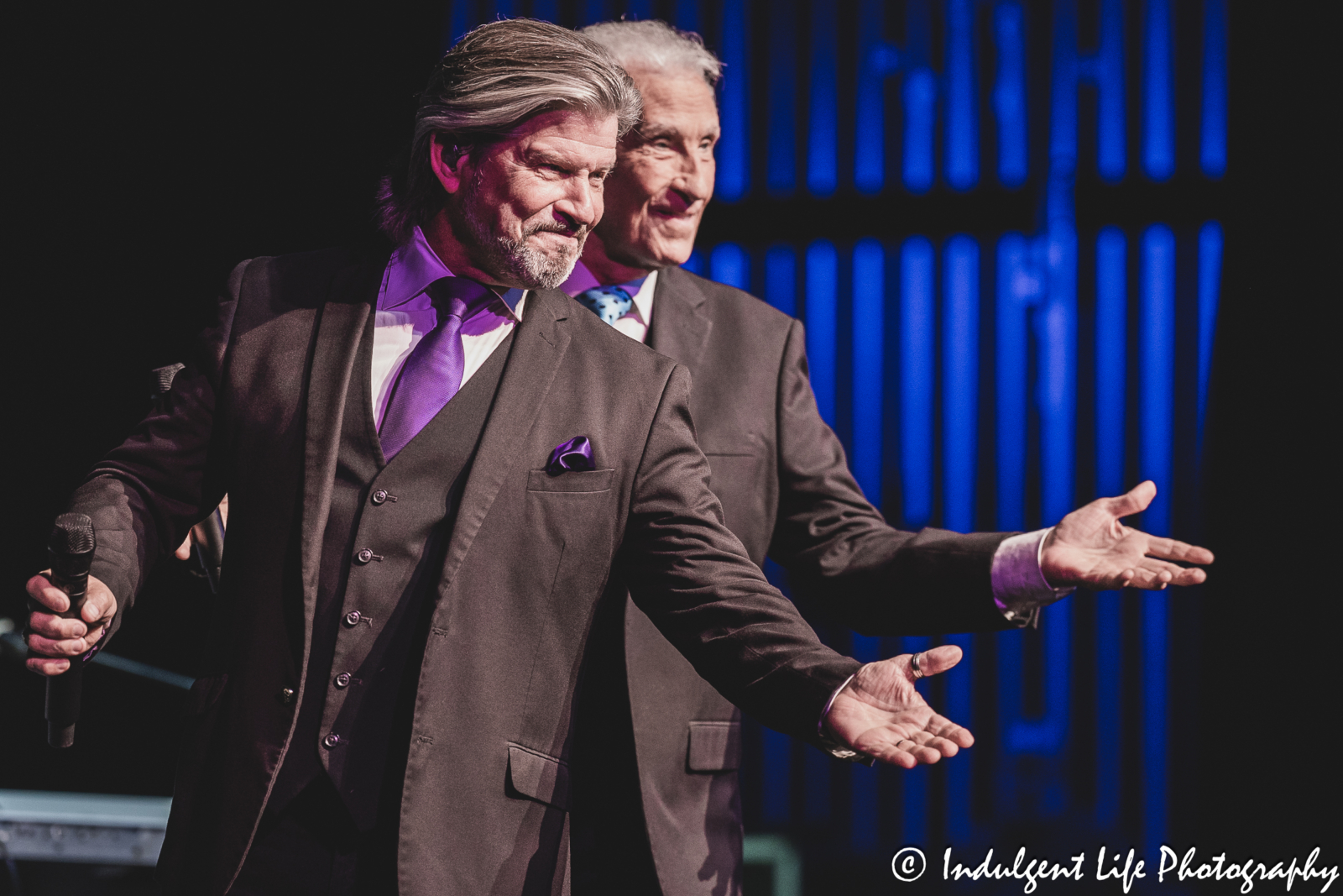 The Righteous Brothers live in concert at Muriel Kauffman Theatre inside of Kauffman Center for the Performing Arts in downtown Kansas City, MO on September 14, 2024.