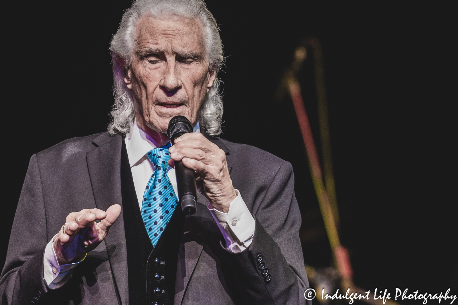 Bill Medley of The Righteous Brothers performing live in concert at Muriel Kauffman Theatre inside of Kauffman Center for the Performing Arts in downtown Kansas City, MO on September 14, 2024.