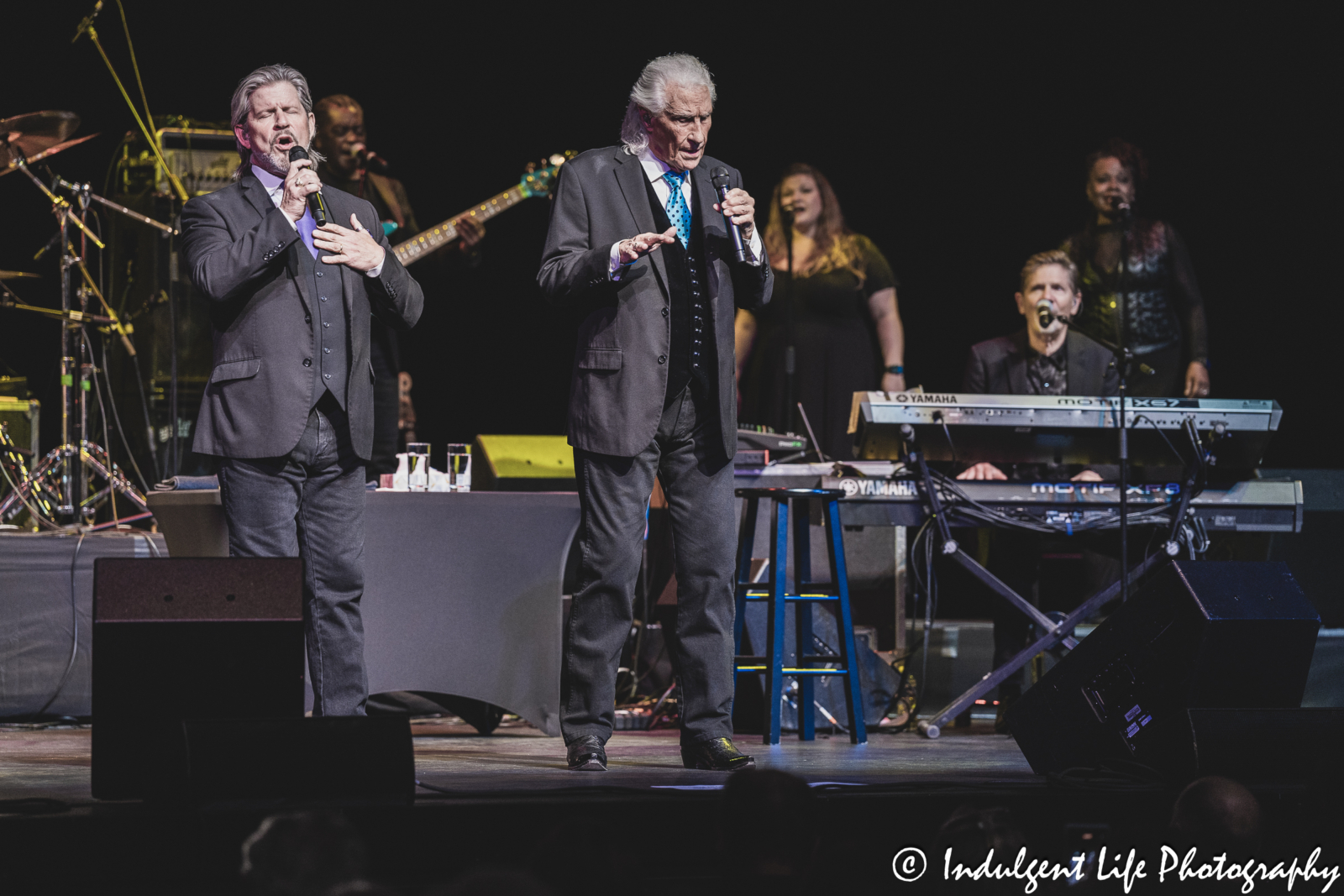 The Righteous Brothers and band performing live at Kauffman Center for the Performing Arts in downtown Kansas City, MO on September 14, 2024.