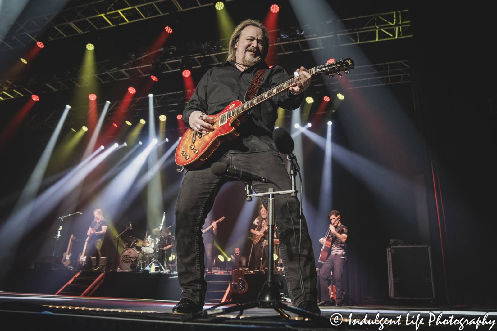 Travis Tritt in a live concert performance at Star Pavilion inside of Ameristar Casino in Kansas City, MO on October 26, 2024.